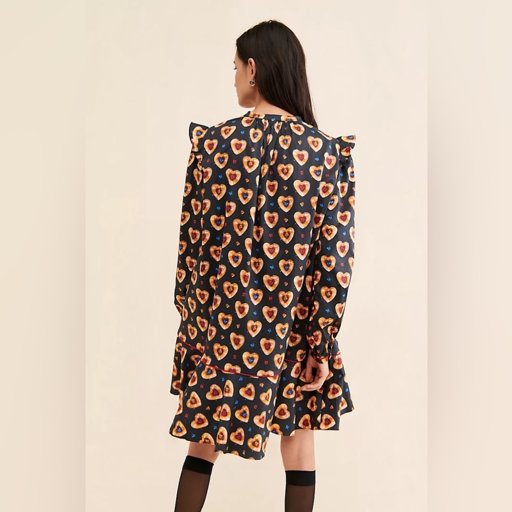 Anthropologie x Rachel Antonoff Laura Linzer Tart Cookie Mini Dress sz 2X - Picture 3 of 8